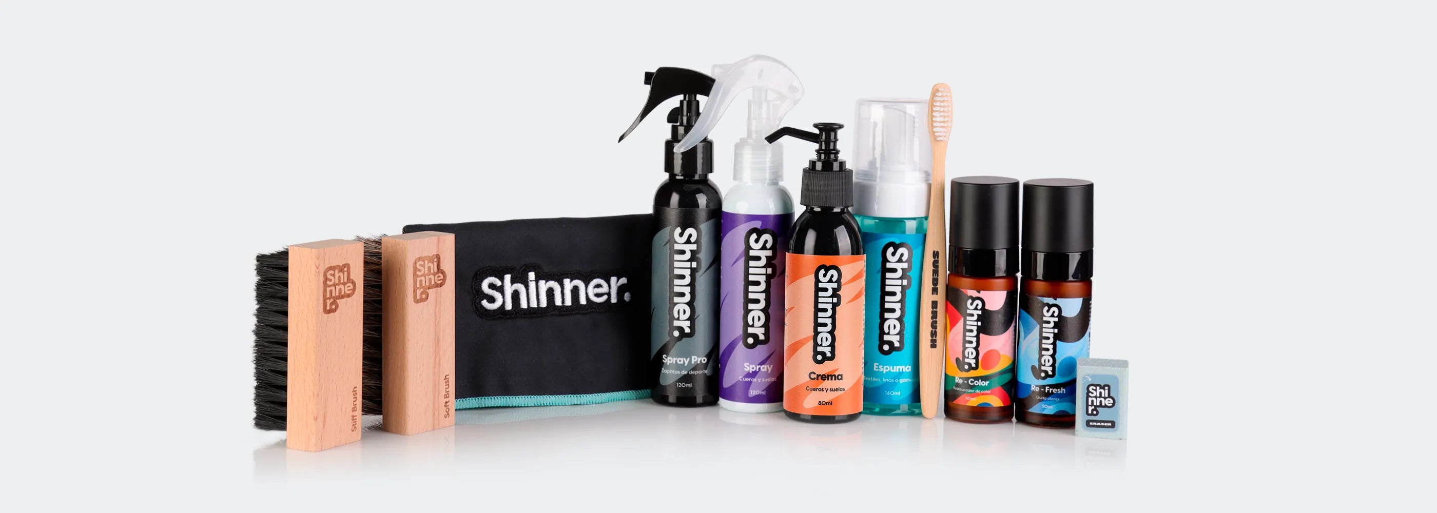 Productos para limpieza de Calzado Shinner