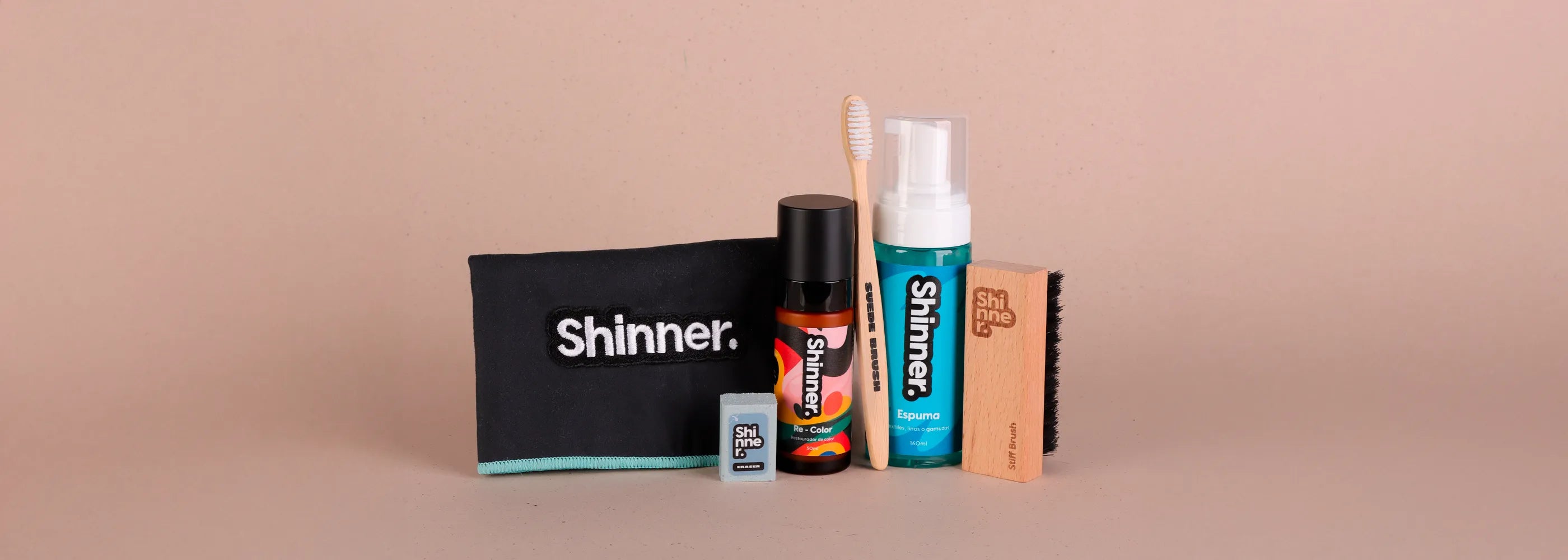 Kit Gamuza para limpieza de calzado Shinner