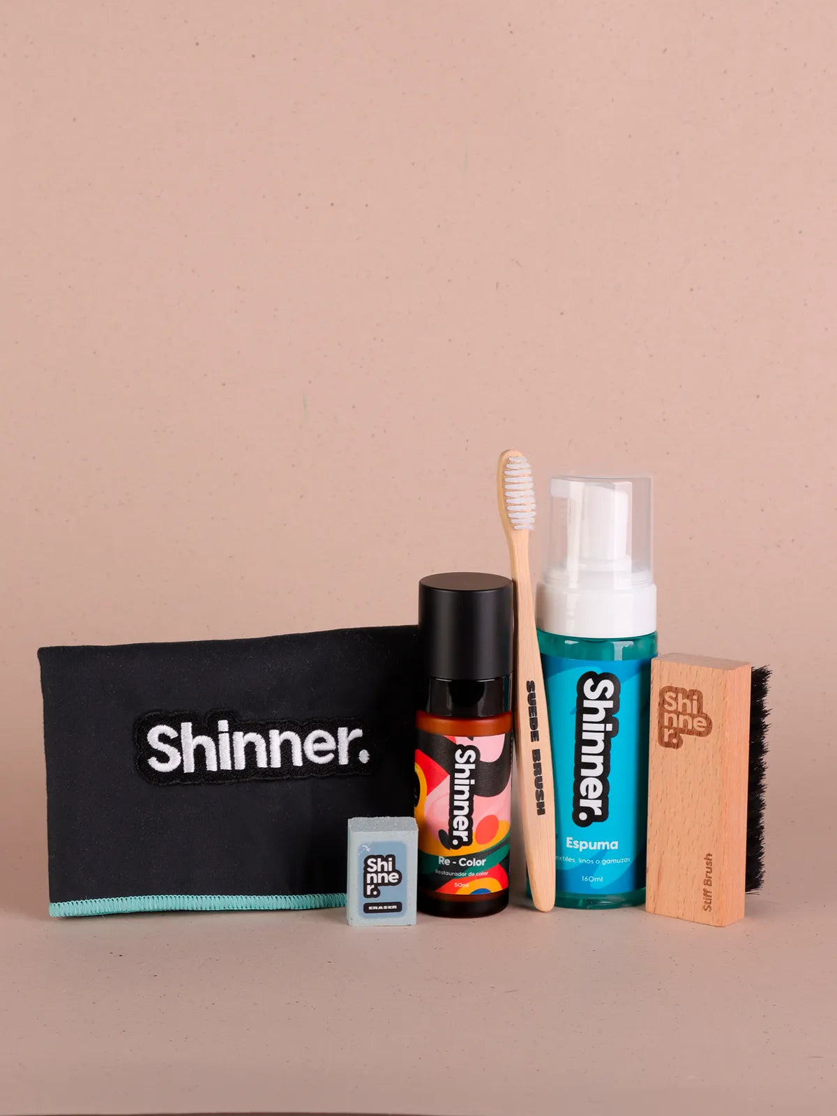Kit Gamuza para limpieza de calzado Shinner