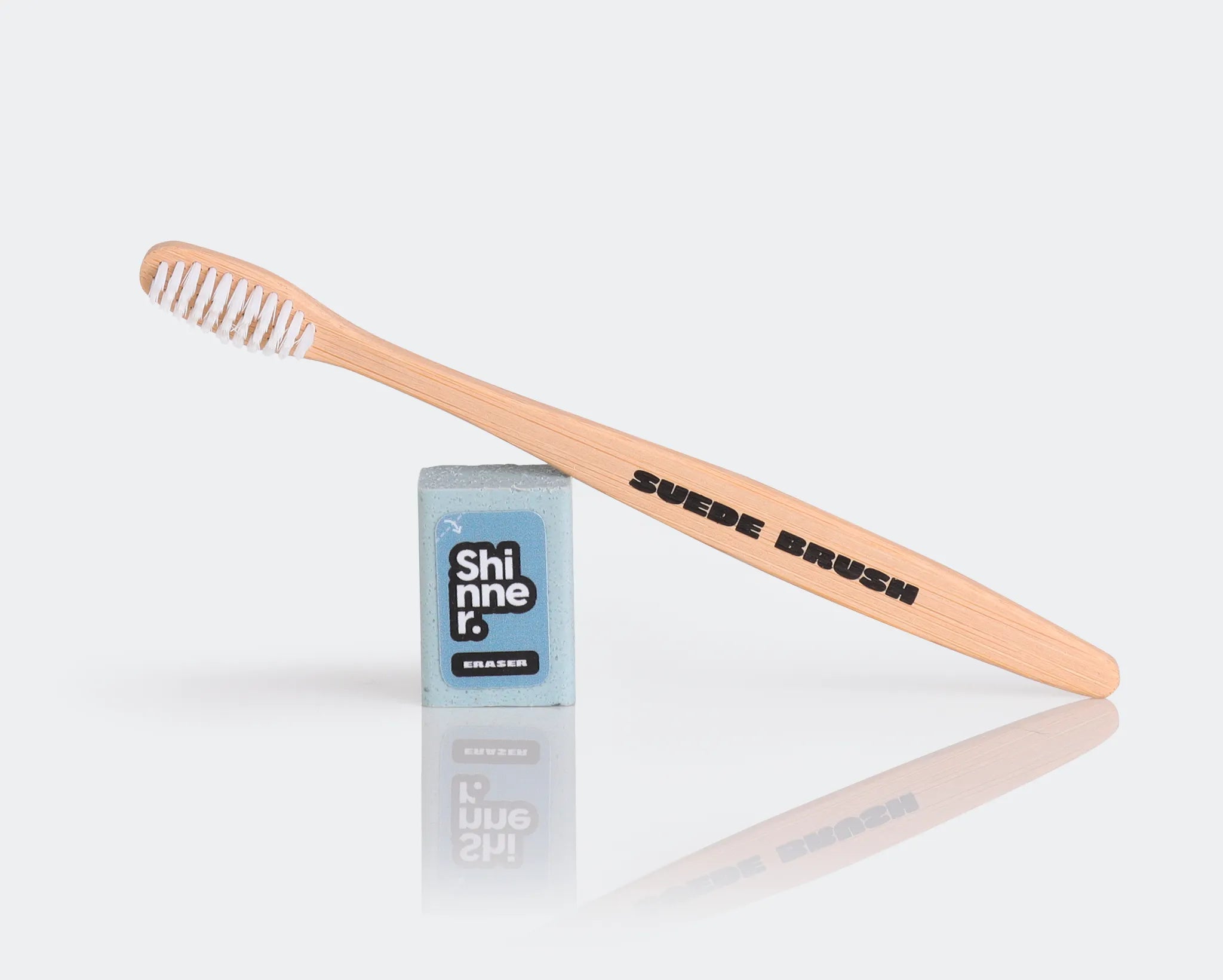 Cepillo y borrador para gamuza Shinner