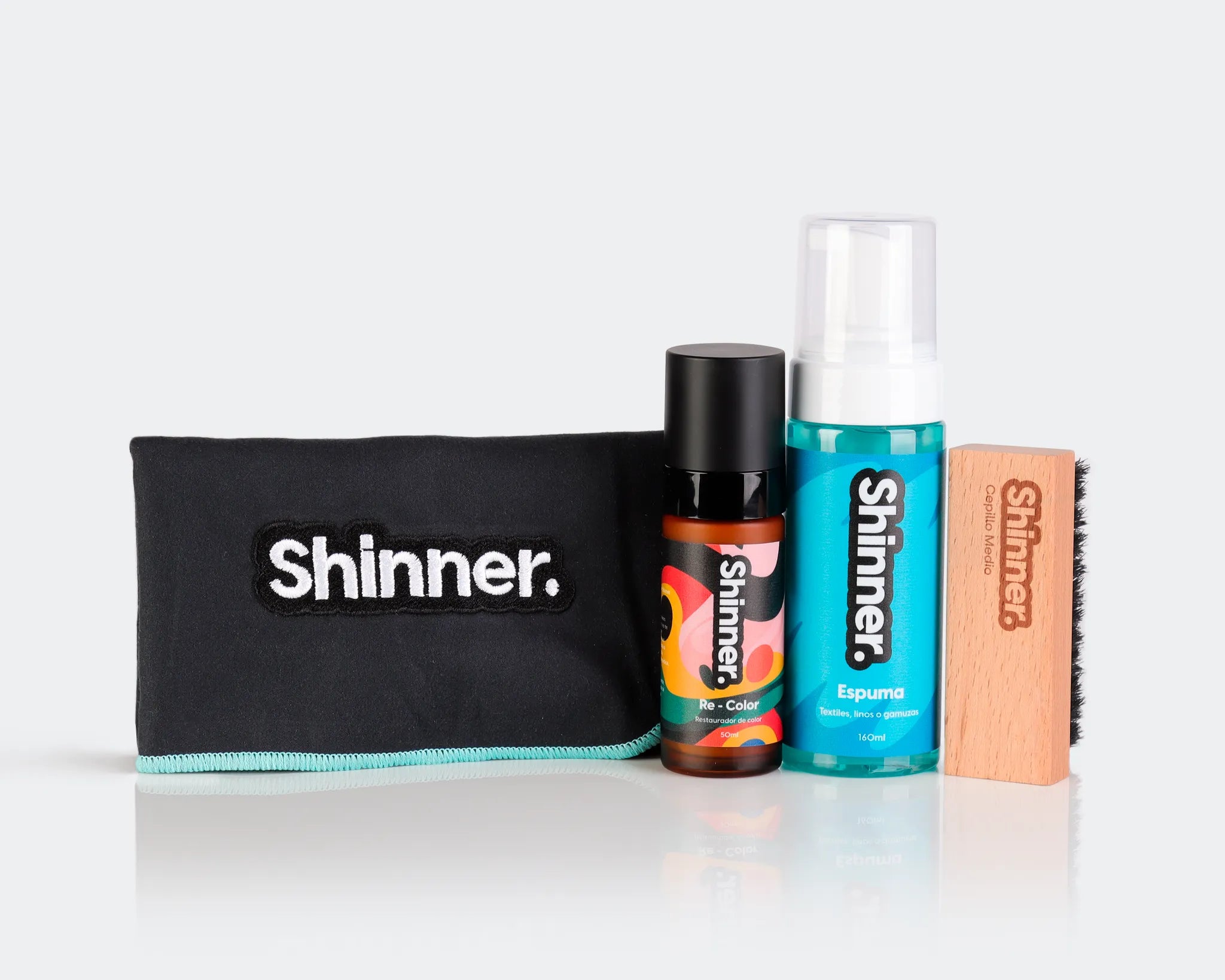 Kit Re-Color para limpieza de calzado Shinner