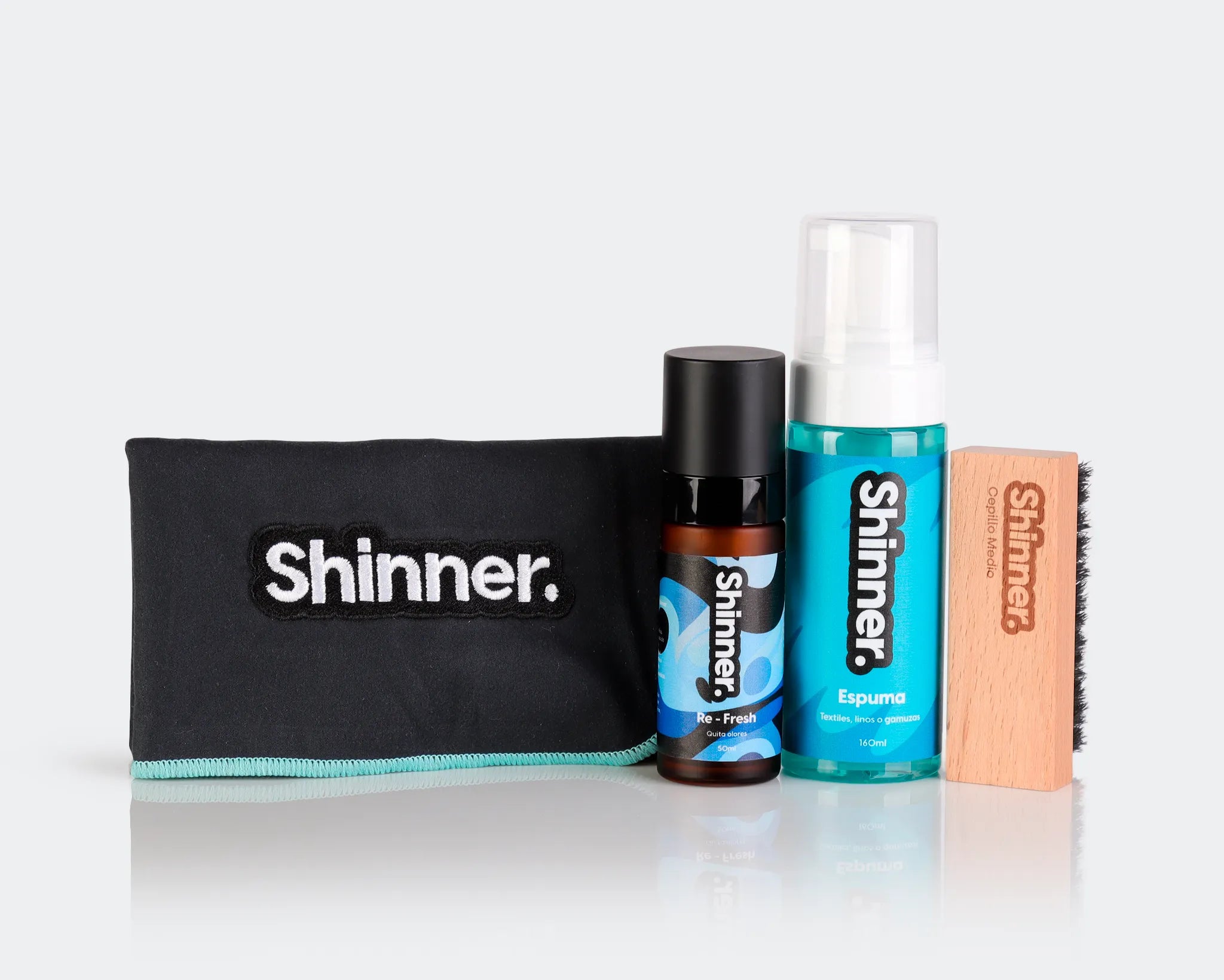 Kit Re-Fresh para limpieza de calzado Shinner