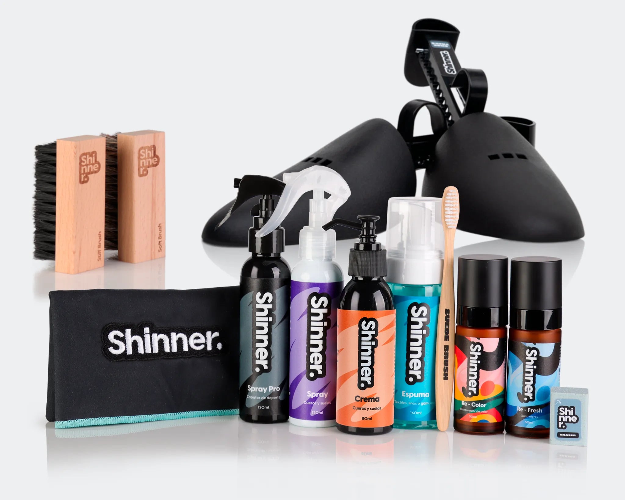 Kit completpo para limpieza de calzado Shinner