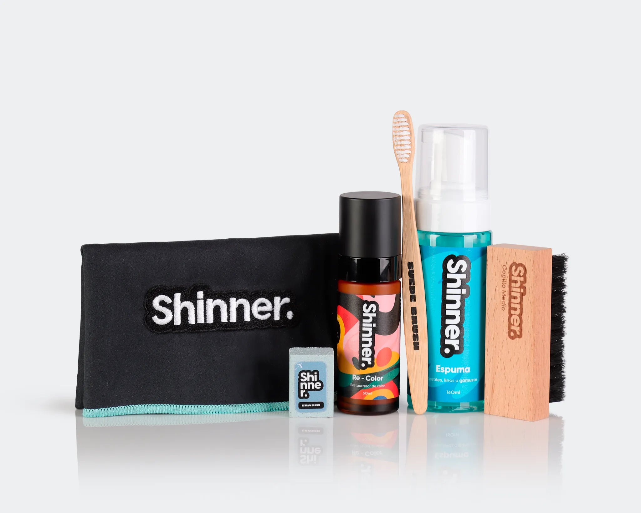 Kit Gamuza para limpieza de calzado Shinner