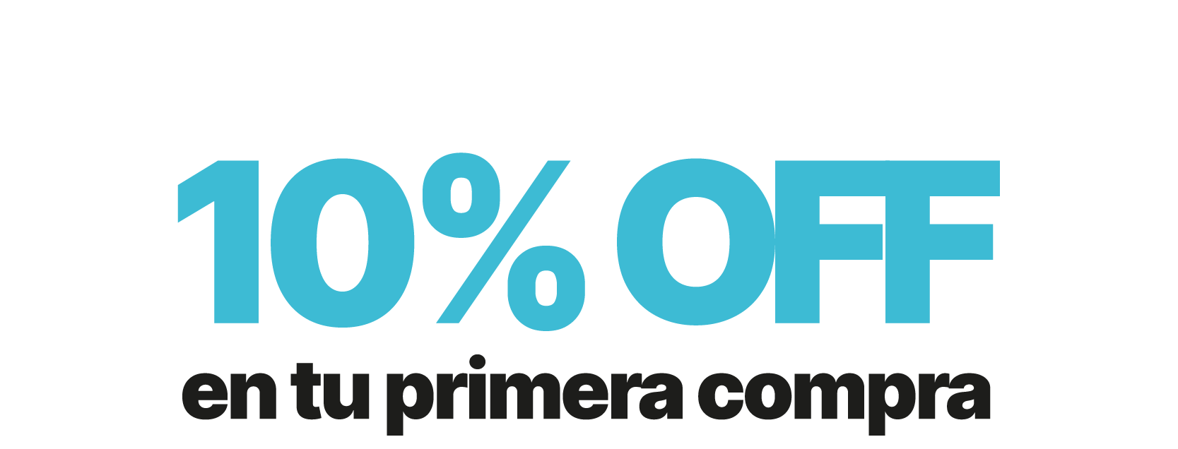 10% off en tu primera compra