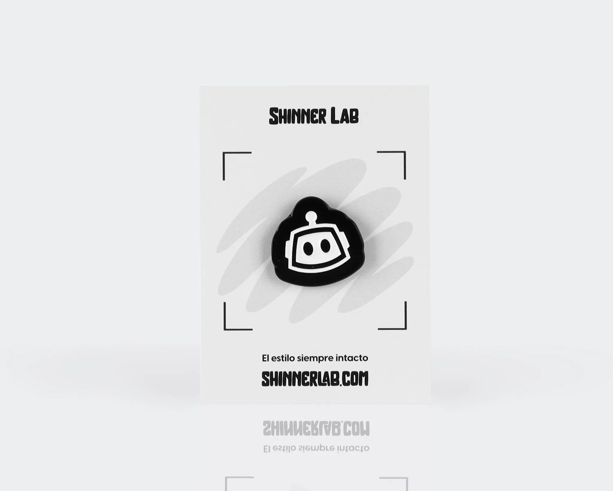 Pin Shinner Robot Negro